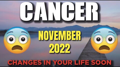 Cancer ♋ CHANGES IN YOUR LIFE SOON CANCER U MUST GET READY FOR THIS ONE! UNEXPECTED