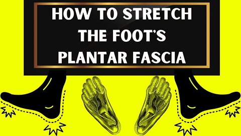 How to stretch the bottom of the foot | Foot Flexor stretching Technique tutorial for runners
