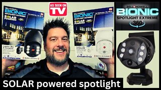 Bionic Spotlight Extreme tested. Solar powered spotlight [473]