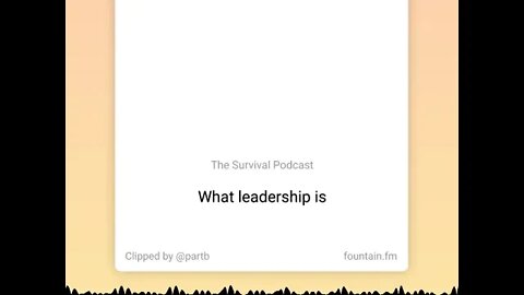 What is Leadership - All People are Leaders - From TSPC Epi-3178