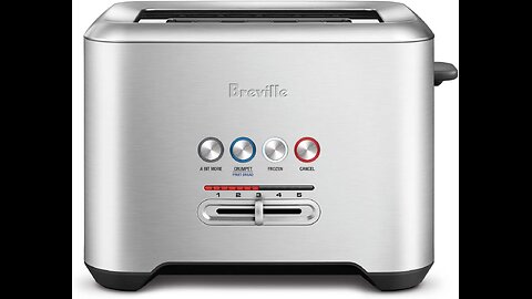 Breville BTA720XL Bit More 2-Slice Toaster Brushed Stainless Steel Home Kitchen