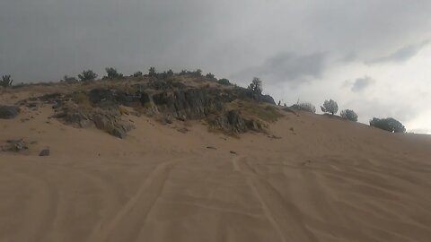 riding around on the dunes