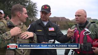 Florida rescue team helps flooded Texans