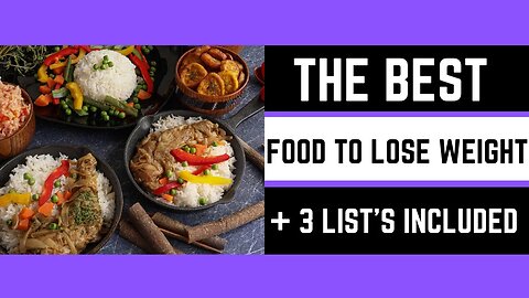 The best food to lose weight