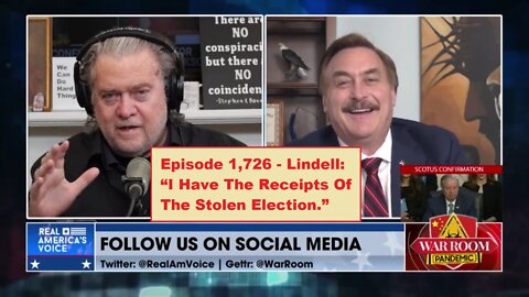 Watch Episode 1,726 - Lindell: “I Have The Receipts Of The Stolen Election.” | EP419a