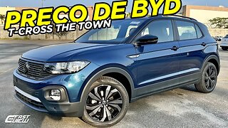 NOVO VOLKSWAGEN T-CROSS THE TOWN 2024 + CARO E MENOS EQUIPADO QUE BYD DOLPHIN É BOA OPÇÃO?