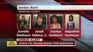 9AM UPDATE | AMBER Alert issued for four Manatee County children