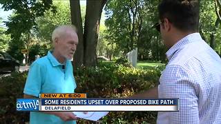 Neighbors upset over bike path in Delafield