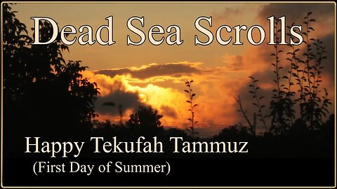Summer Tekufah - The DSS Calendar
