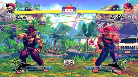 Akuma vs Devil Ryu (Hardest AI) - Ultra Street Fighter IV