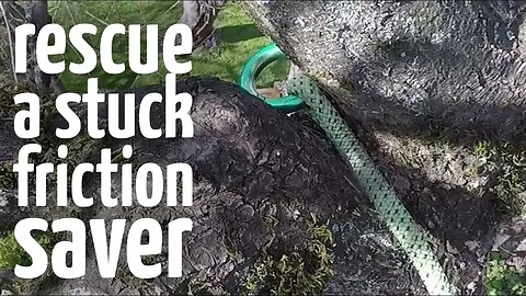 Stuck friction saver retrieval with throwline