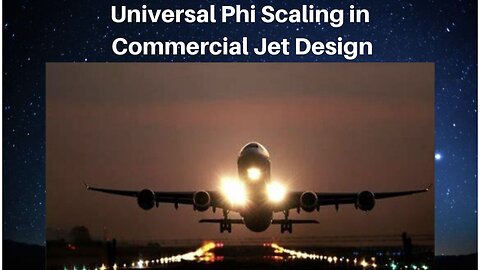 Universal Phi Scaling in Commercial Jet Design