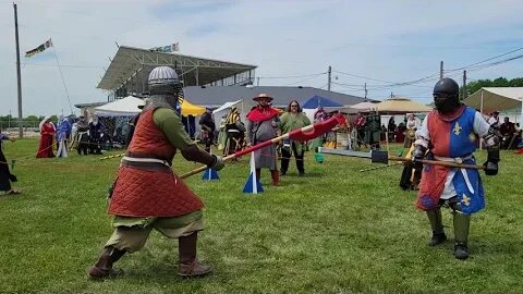 Viscount Kith vs Count Seto | SCA Heavy Fight at Midrealm Spring Crown Tourney 2023