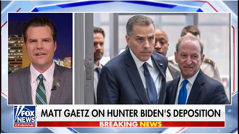 Matt Gaetz: There is something very revealing about Hunter Biden's testimony