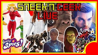 SNEEK N GEEK LIVE: Totally Spies/MCU Collapse/Steven Spielberg/Star Wars Jedi Survivor