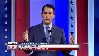 Governor Scott Walker on the bomb threats to Democratic advocates