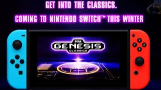 Sega Genesis Classics coming to Nintendo Switch!