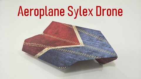 How to Make Origami Aeroplane Synex Drone (Designed by Foldable Flight)