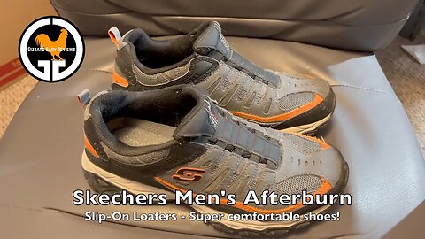 Skechers Mens Afterburn Slip-on Loafers