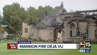 Chandler mansion owner has now dealt with two houses being badly burned