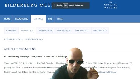 Bilderberg meeting participants list Washington 2-5 June 2022