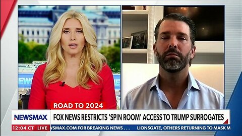 Donald Trump Jr. to Newsmax: 'Fox Upset, wants to "rig the debate" against Trump'