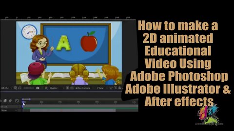 How to make 2d animated video for education.