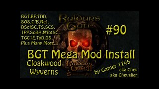 Let's Play Baldur's Gate Trilogy Mega Mod Part 90 - Cloakwood Wyverns
