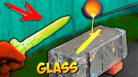 EXPERIMENT: GLASS SWORD from LAVAEXPERIMENT: GLASS SWORD from LAVA