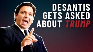 Reporter asks Ron DeSantis sneaky question about Donald Trump and the future of the Republican Party