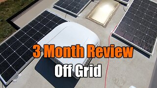 Did My Off Grid Solar System Work? | 3 Month Review Off Grid | THE HANDYMAN |