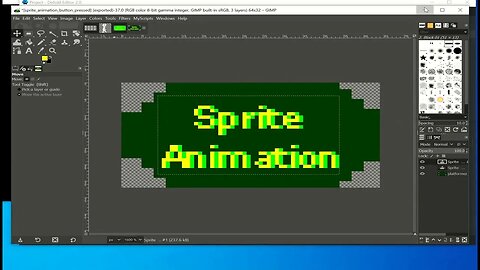 #defold - Sprite Animation from #gimp
