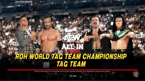AEW All In 2023 Aussie Open vs. Better Than You Bay-Bay for the ROH World Tag Team Championship