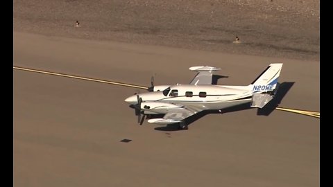 Plane skids off Henderson airport runway