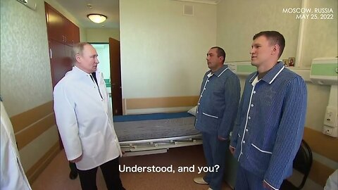 Mir Putin goes and visits wounded servicemen.