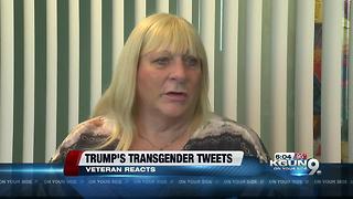 Transgender vet reacts to Trump tweet