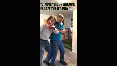 SIMPLE SIDE-HEADLOCK ESCAPE THE JKD WAY !!!