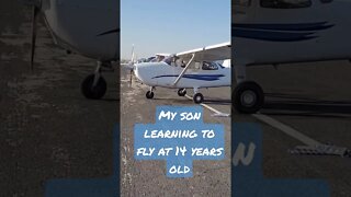 My Fourteen Year Old Learning To Fly!