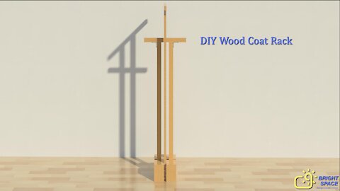 DIY Wood Coat Rack