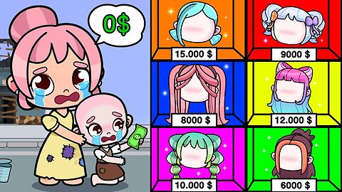 Bald Girl Wants New Hair | Toca Sad Story | Toca Boca Life World | Toca Animation