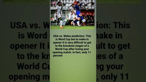 ✅USA vs. Wales prediction: This is Word Cup bet to make in opener #news #shorts #fifa #fifa #fifa20