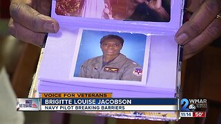 Brigitte Louise Jacobson: Navy pilot breaking barriers