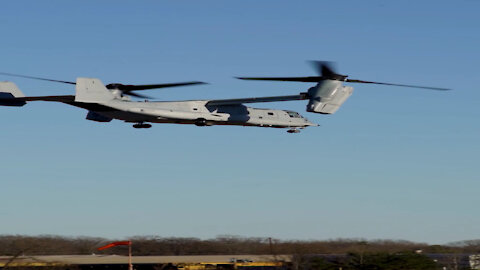 MV-22 Osprey Visits Liberty University