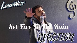 Chills Guaranteed! First Time Reaction to Gabriel Henrique's Set Fire To The Rain (Cover)