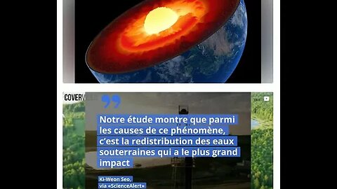 Du liquide serait piégé dans le noyau solide de la Terre.