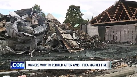 Massive fire destroys portion of cherished Walnut Creek Amish Flea Market in Sugarcreek