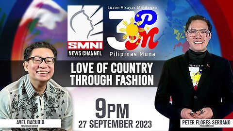 LIVE: Love of Country Through Fashion 3PM Luzon Visayas Mindanao – Pilipinas Muna with Avel Bacudio