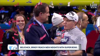 Bill Belichick, Tom Brady set records but do so with family closer than ever