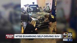 NTSB examining self-driving Uber involved in deadly crash