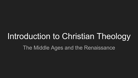 The Middle Ages and the Renaissance - Introduction &amp; Definition of the &quot;Middle Ages&quot;